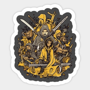 wutang shaolin warrior Sticker